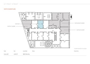 57-65 Post St, San Francisco, CA à louer Plan d’étage– Image 1 sur 1