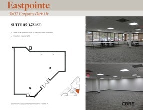 3802 Corporex Park Dr, Tampa, FL à louer Plan de site– Image 1 sur 1