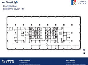 233 N Michigan Ave, Chicago, IL à louer Plan d’étage– Image 1 sur 1