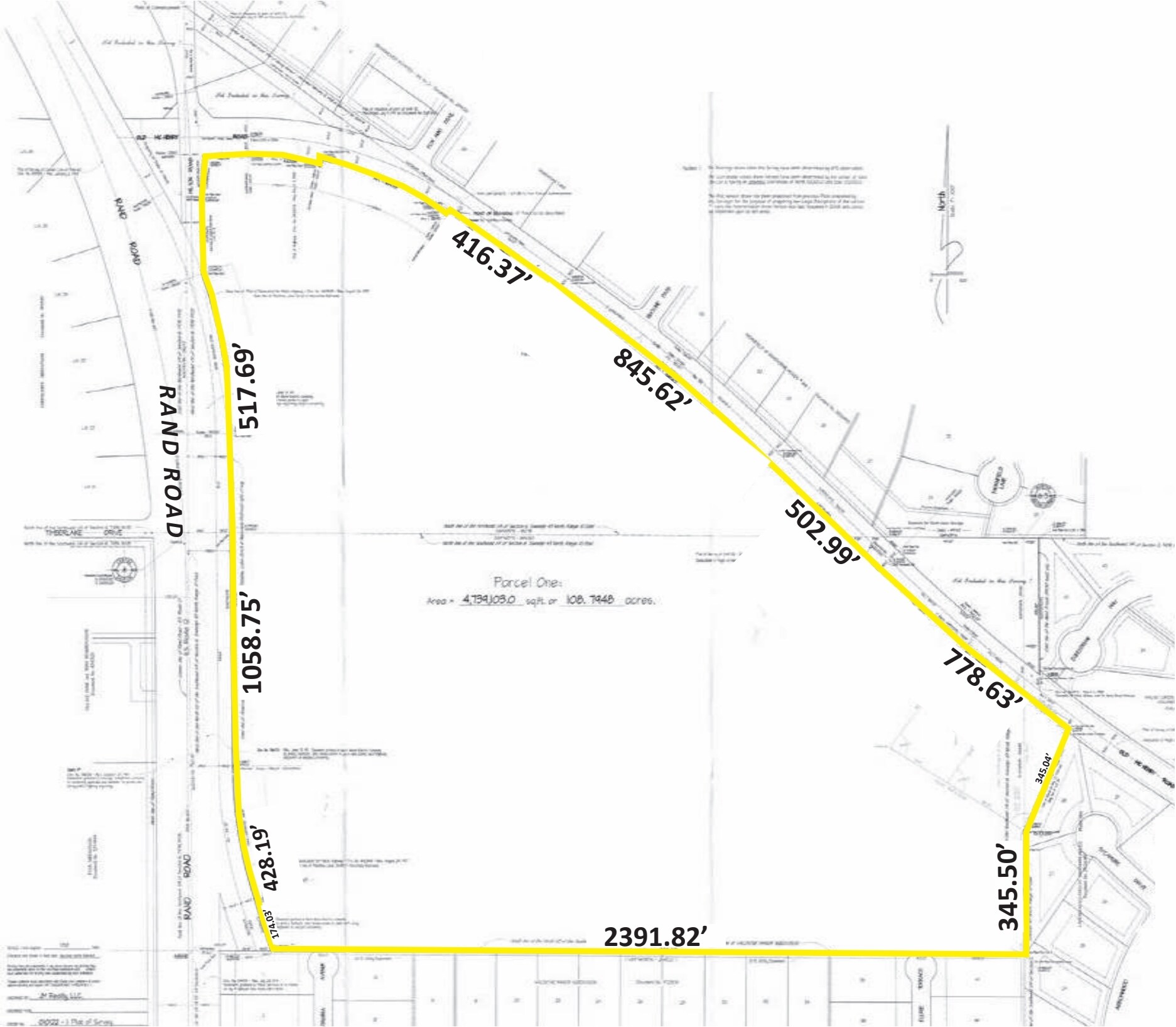 N Old McHenry & HWY 12, Hawthorn Woods, IL à vendre Plan cadastral– Image 1 sur 10