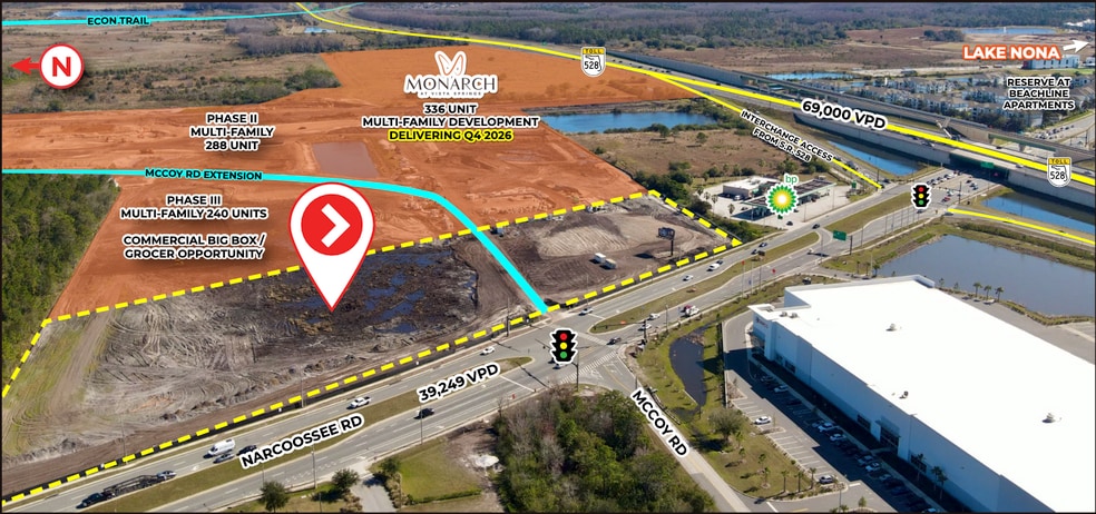 Narcoossee Rd & McCoy Rd, Orlando, FL à louer - Aérien – Image 2 sur 4