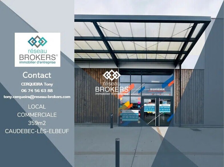 Local commercial dans Caudebec-lès-Elbeuf à louer - Photo de l’immeuble – Image 1 sur 5