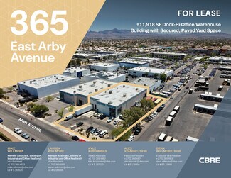 Plus de détails pour 365 E Arby Ave, Las Vegas, NV - Industriel/Logistique à louer