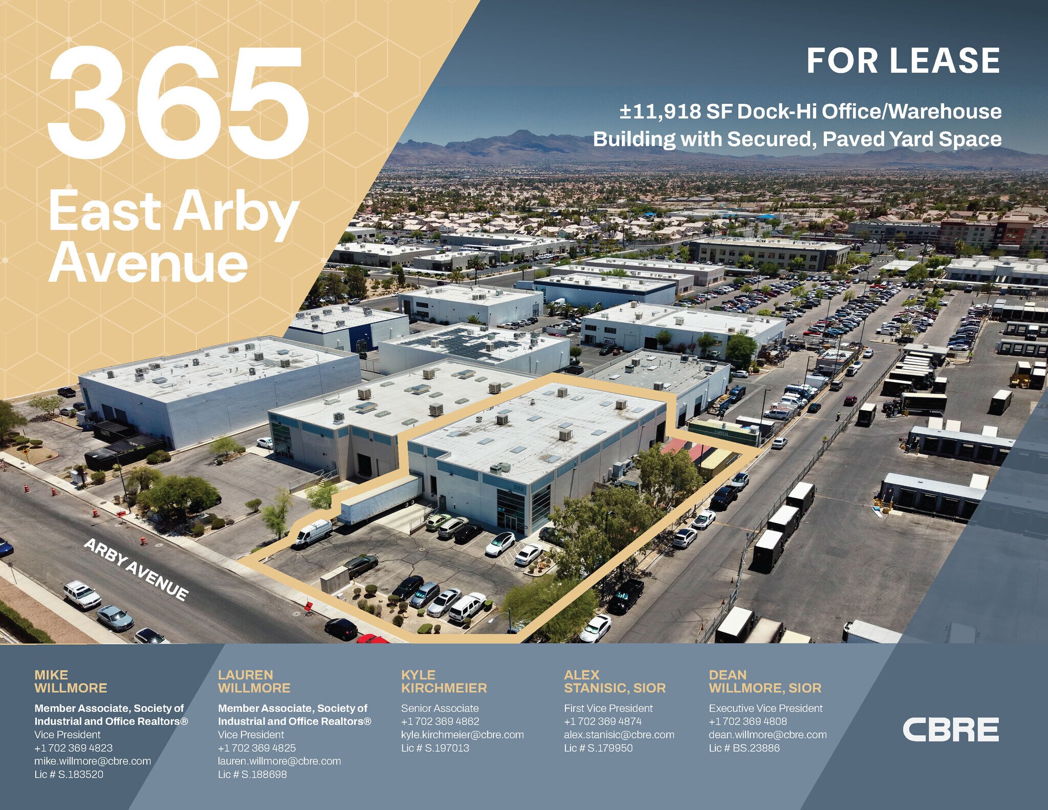 365 E Arby Ave, Las Vegas, NV à louer Aérien– Image 1 sur 7