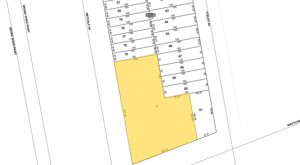 1675 Westchester Ave, Bronx, NY à louer - Plan cadastral – Image 2 sur 5