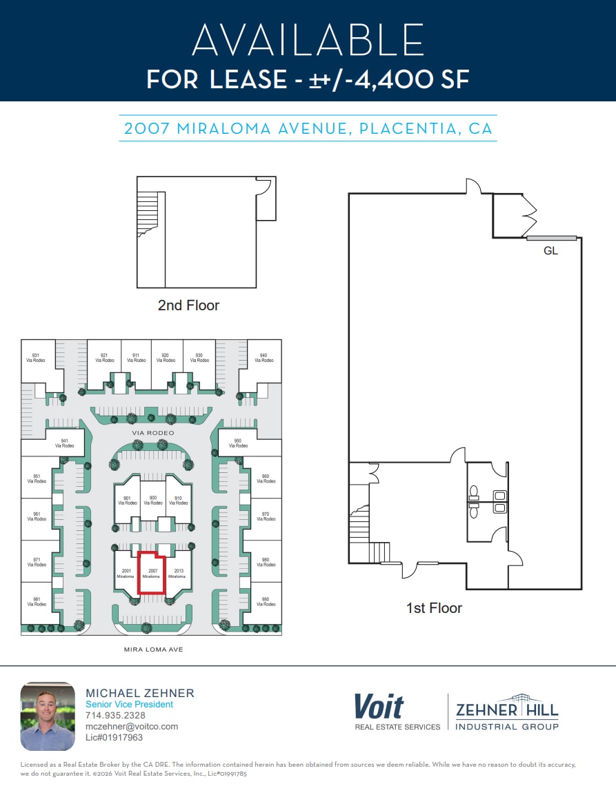 2001-2013 E Miraloma Ave, Placentia, CA à louer Plan de site– Image 1 sur 1
