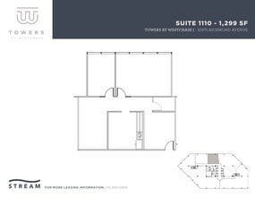 10370 Richmond Ave, Houston, TX à louer Plan d’étage– Image 1 sur 1