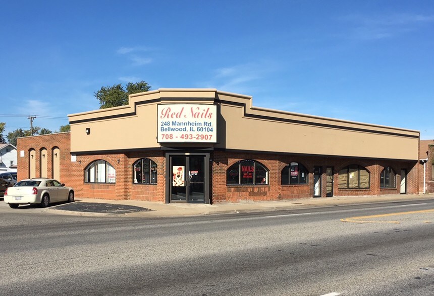 242-248 Mannheim Rd, Bellwood, IL à louer - Photo de l’immeuble – Image 1 sur 1