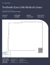4800 Olde Towne Pky, Marietta, GA à louer Plan d’étage– Image 1 sur 1