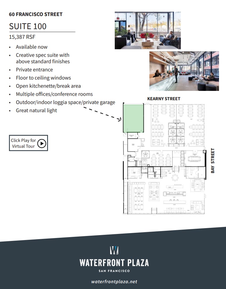 1700 Montgomery St, San Francisco, CA à louer Plan d’étage– Image 1 sur 1