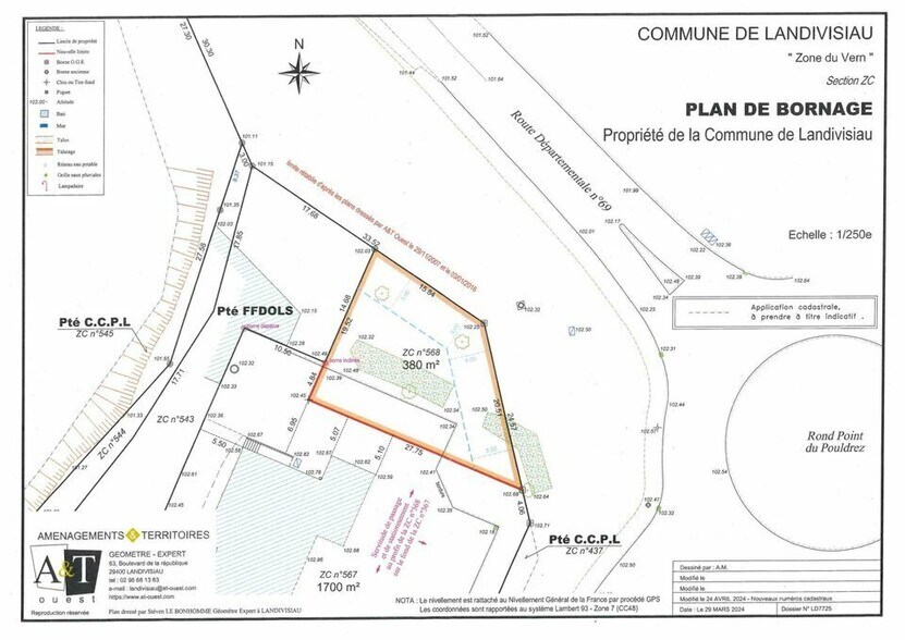 Terrain dans Landivisiau à vendre - Plan de site – Image 1 sur 1