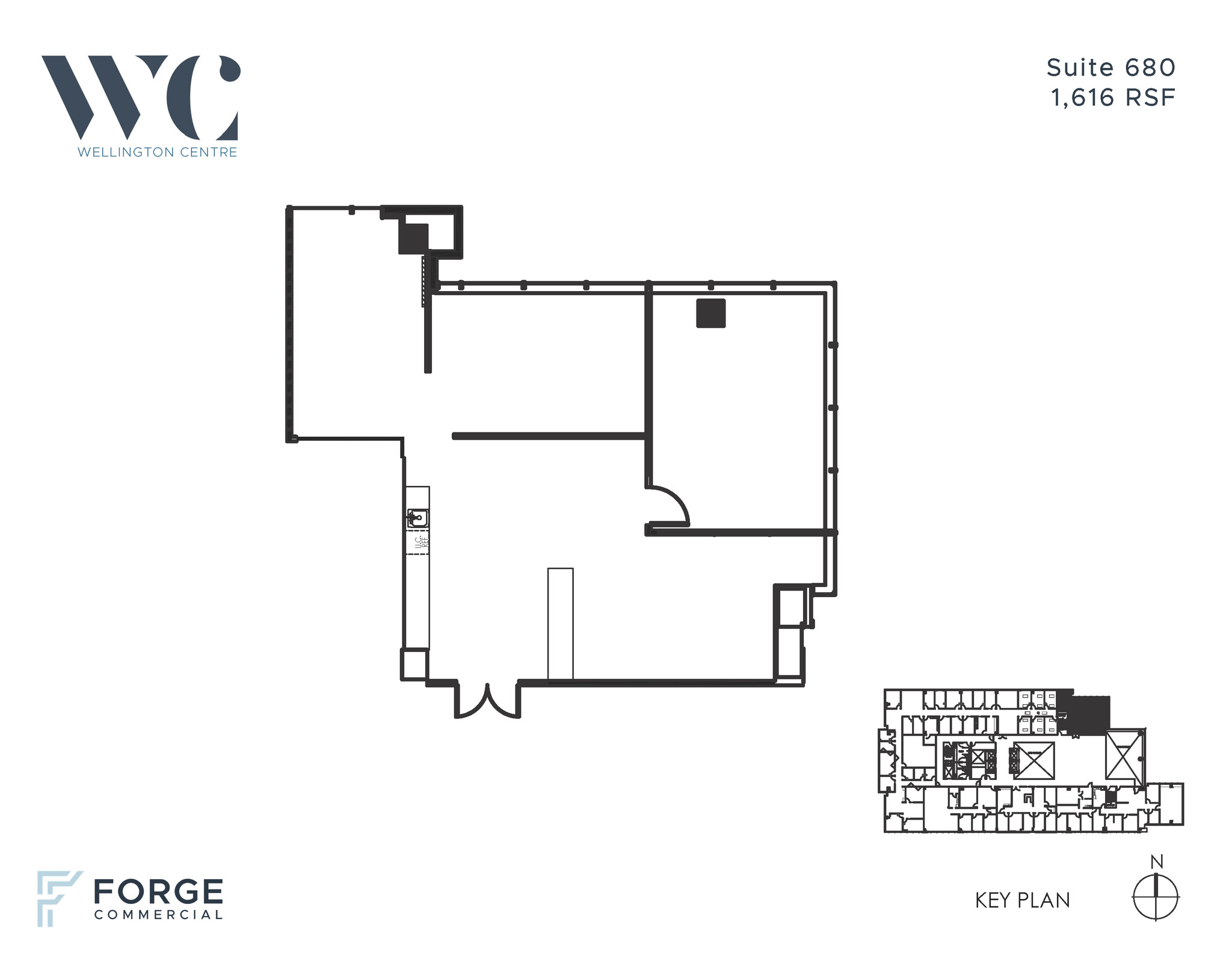 14643 N Dallas Pky, Dallas, TX à louer Plan d’étage– Image 1 sur 1