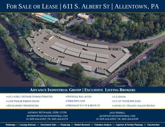 Plus de détails pour 611 Albert, Allentown, PA - Industriel/Logistique à vendre
