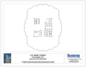633 W 5th St, Los Angeles, CA à louer Plan d’étage– Image 2 sur 2
