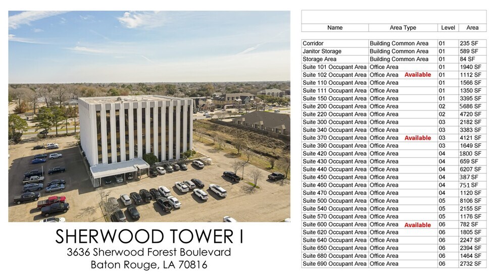 3636 S Sherwood Forest Blvd, Baton Rouge, LA à vendre - Photo de l’immeuble – Image 2 sur 43