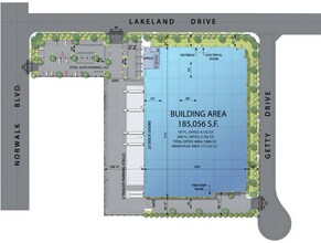 12300 Lakeland Rd, Santa Fe Springs, CA à louer Plan de site– Image 2 sur 2