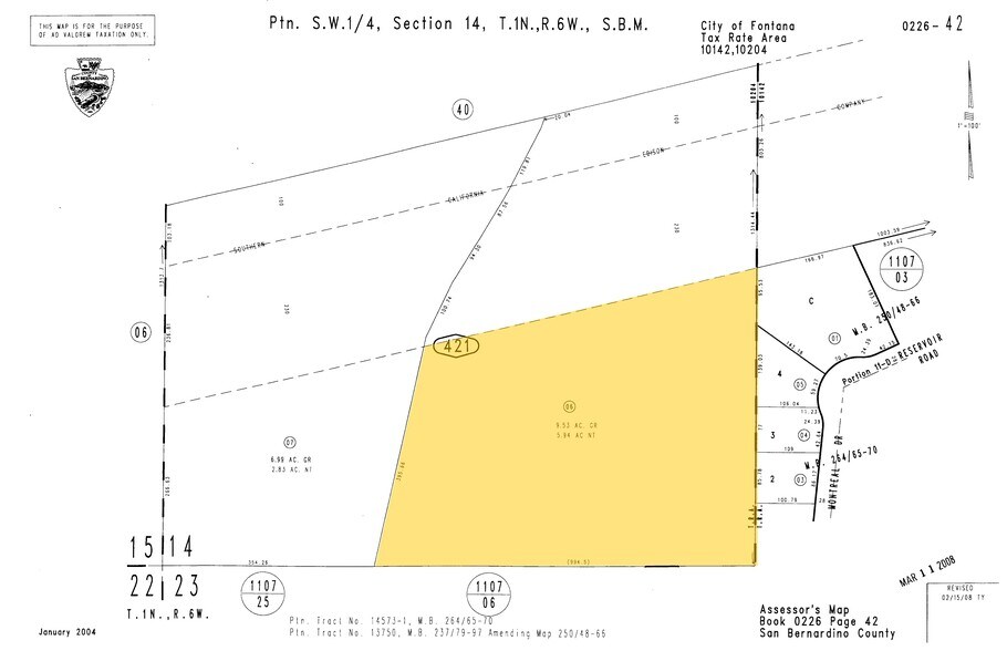 Moncton Way, Fontana, CA à vendre - Plan cadastral – Image 3 sur 3