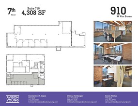 910 W Van Buren St, Chicago, IL à louer Plan d’étage– Image 2 sur 2