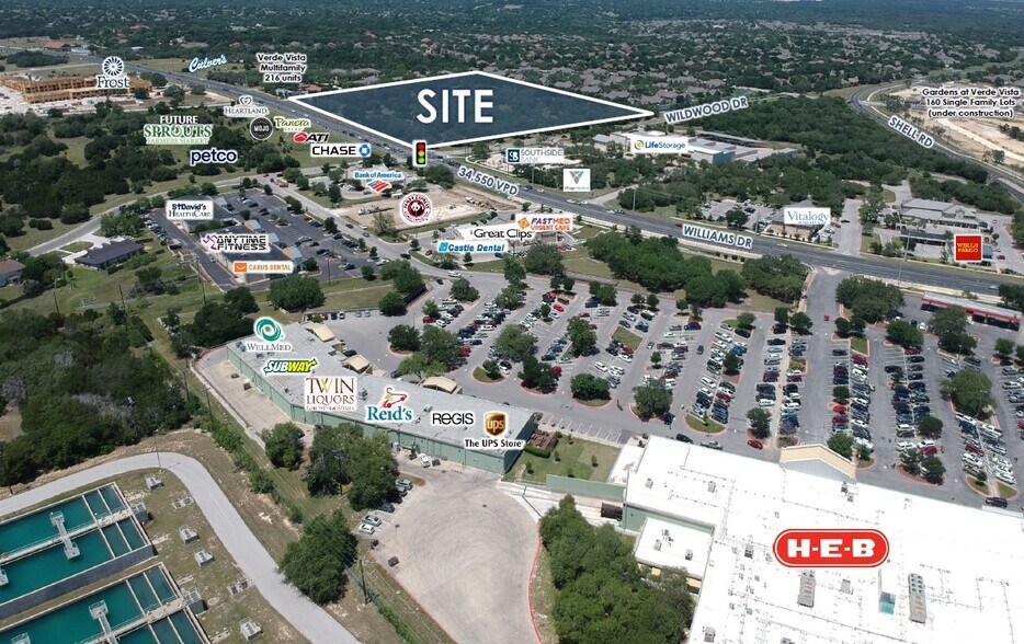 4655 Williams Dr, Georgetown, TX à vendre - Aérien – Image 2 sur 2