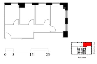 315 Madison Ave, New York, NY à louer Plan d’étage– Image 1 sur 1