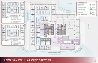 1101 New York Ave NW, Washington, DC à louer Plan d’étage– Image 2 sur 3