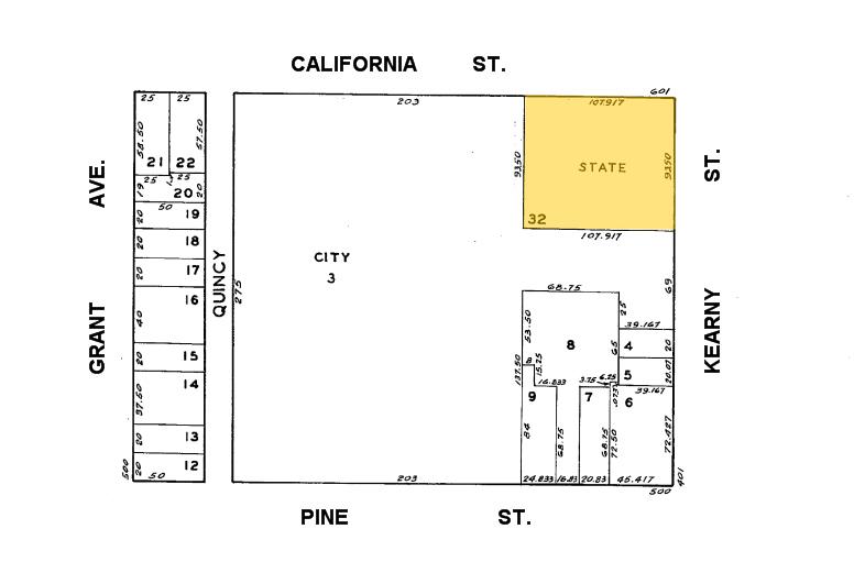 601 California St, San Francisco, CA à louer - Plan cadastral – Image 2 sur 23