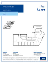 3000 Wilcrest Dr, Houston, TX à louer Plan d’étage– Image 1 sur 2