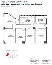 8899 University Center Ln, San Diego, CA à louer Plan d’étage– Image 1 sur 1