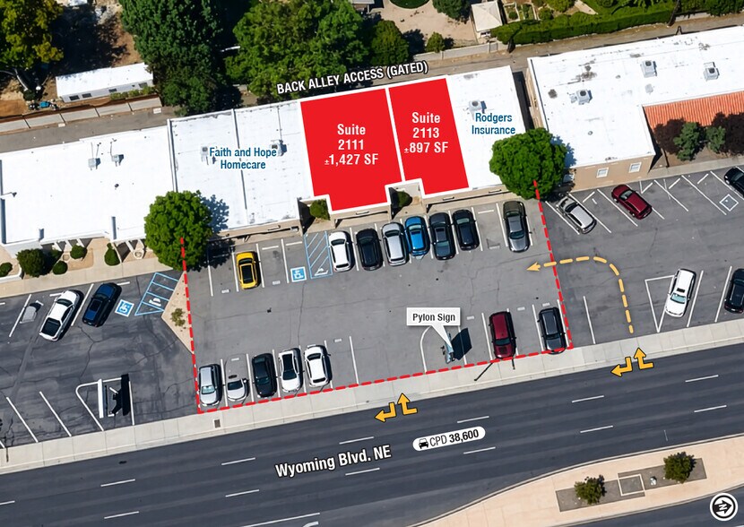 2107-2115 Wyoming Blvd, Albuquerque, NM à louer - Photo de l’immeuble – Image 2 sur 8