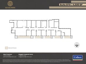 550 Biltmore Way, Coral Gables, FL à louer Plan d’étage– Image 1 sur 1