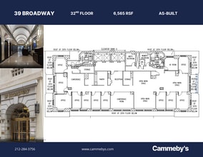 39 Broadway, New York, NY à louer Plan d’étage– Image 1 sur 1