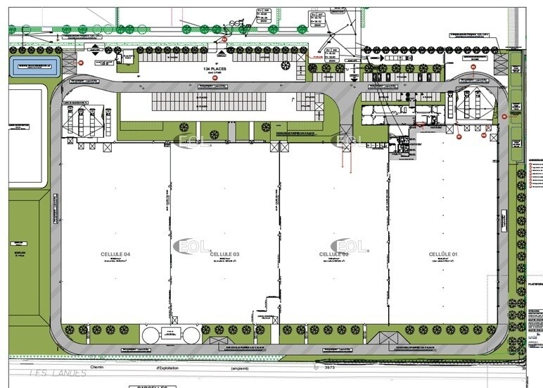Rue Jean Monnet, Vieillevigne à vendre - Plan de site – Image 2 sur 4