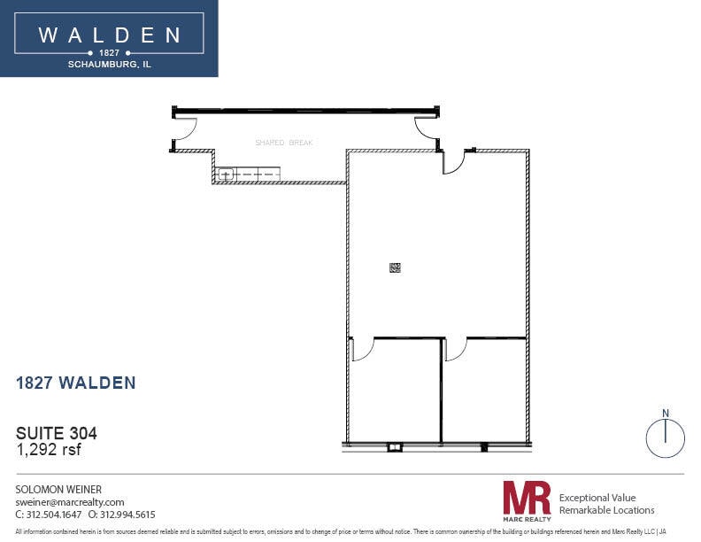 1827 Walden Office Sq, Schaumburg, IL à louer Plan d’étage– Image 1 sur 1
