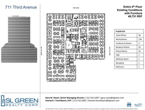 711 Third Ave, New York, NY à louer Plan d’étage– Image 1 sur 1