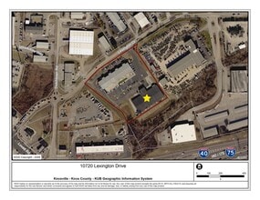 10720 Lexington Dr, Knoxville, TN - Vue aérienne vue de carte