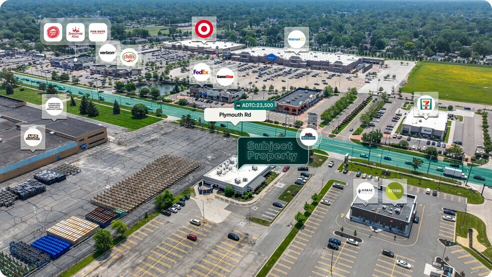 29980 Plymouth Rd, Livonia, MI à vendre - Photo de l’immeuble – Image 2 sur 2