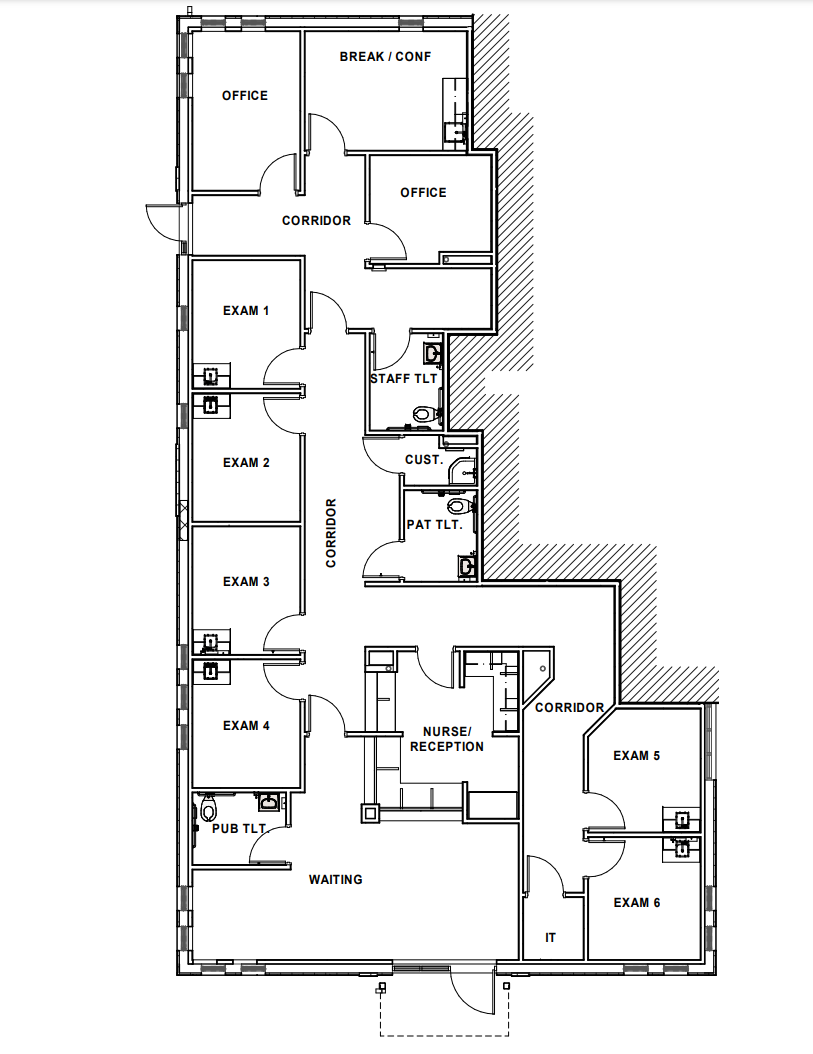 2232 Indiana Ave, Lubbock, TX à louer Plan d’étage– Image 1 sur 1