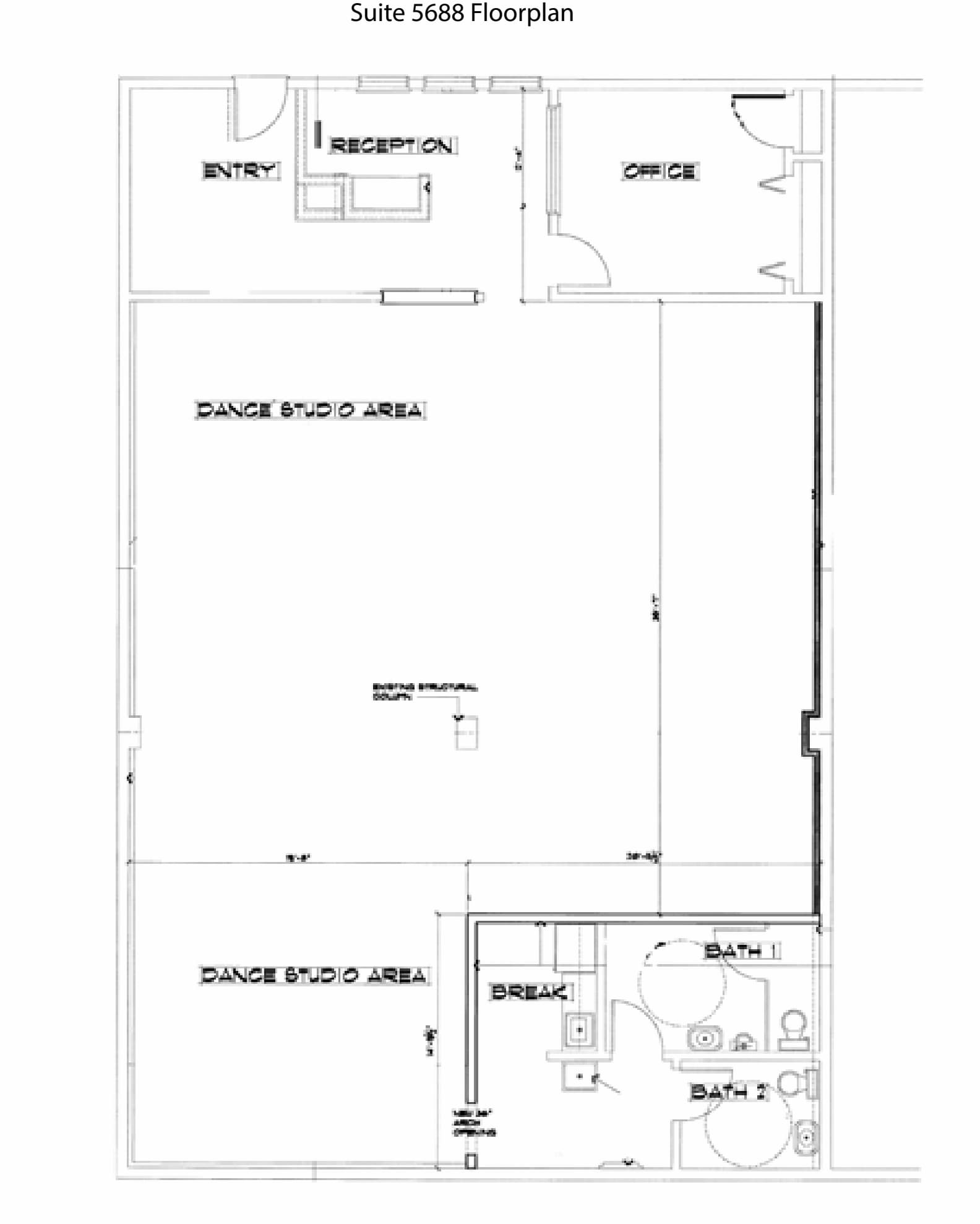 5604-5890 N Union Blvd, Colorado Springs, CO à louer Plan d’étage– Image 1 sur 1