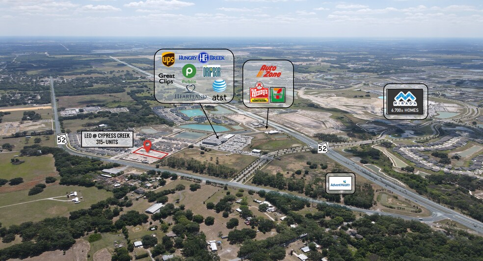 01 State Road 52, San Antonio, FL à louer - Aérien – Image 2 sur 3