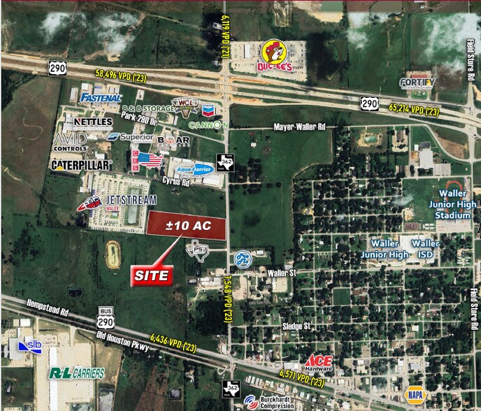 00 FM 362, Waller, TX à vendre - Aérien – Image 2 sur 2