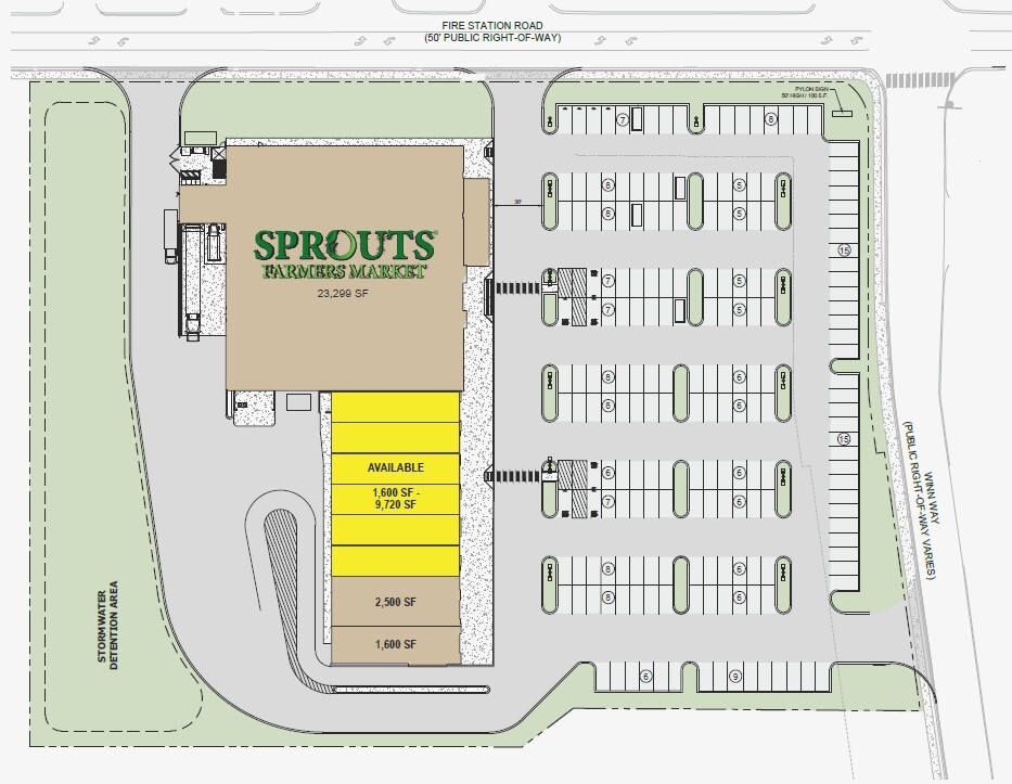 575 Winn way, Clarksville, TN à louer Plan de site– Image 1 sur 2