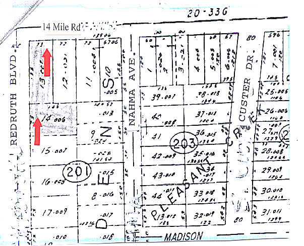 555 W 14 Mile Rd, Clawson, MI à louer - Plan cadastral – Image 2 sur 4