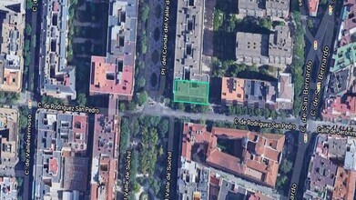 Madrid, MAD - VUE AÉRIENNE vue de carte