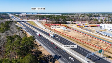 1753 Old Dean Forest Rd, Garden City, GA - Vue aérienne vue de carte - Image1