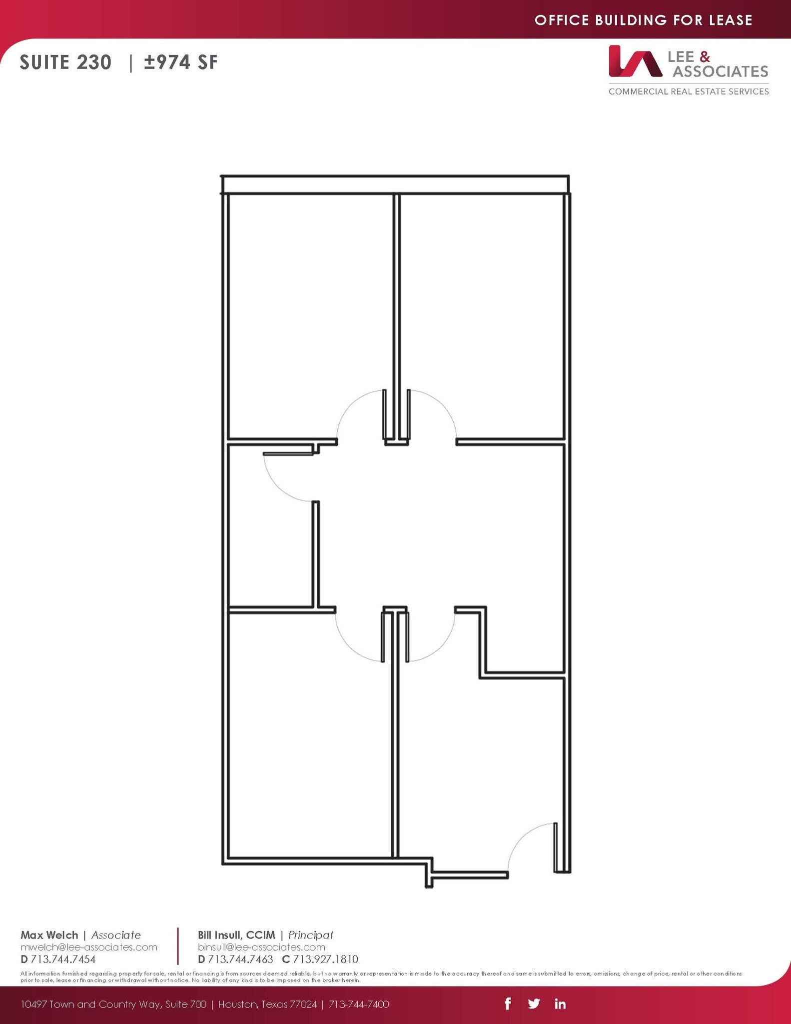 8711 Highway 6 N, Houston, TX à louer Plan d’étage– Image 1 sur 2