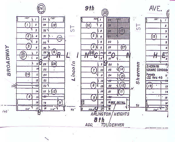 190 E 9th Ave, Denver, CO à louer - Plan cadastral – Image 2 sur 32