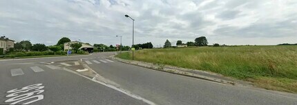 Saint-Quentin-de-Baron - Vue aérienne vue de carte