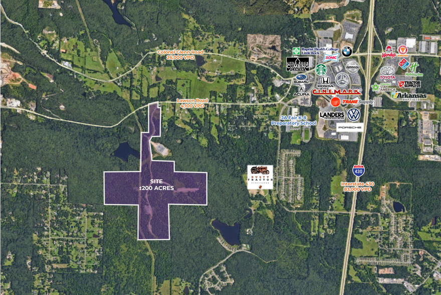 Lawson Rd, Little Rock, AR à vendre - Photo de l’immeuble – Image 1 sur 3