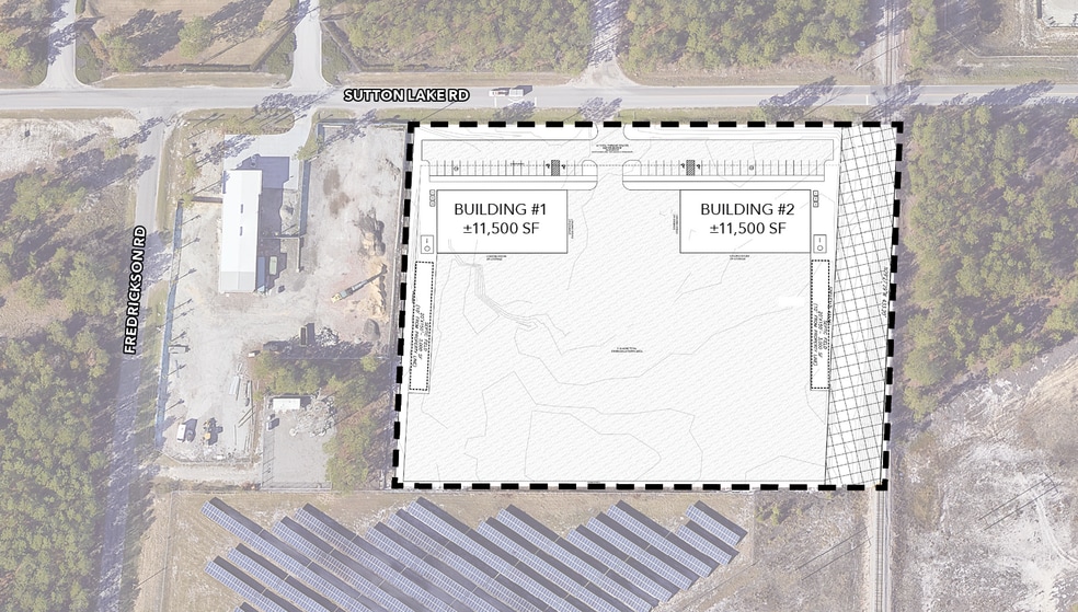 217 Sutton Lake Rd, Wilmington, NC à louer - Plan de site – Image 2 sur 3
