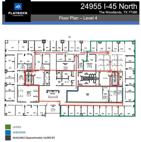 24955 Interstate 45 N, The Woodlands, TX à louer - Plan d’étage – Image 2 sur 3